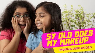 5 Year Old আমার MAKEUP করলো  Wonder Munna । Bengali vlog [upl. by Iridis]