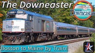 The Downeaster Amtraks Train from Boston to Maine [upl. by Airbmac]