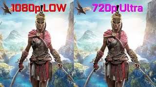 1080p Low VS 720p Ultra  Graphics Comparison [upl. by Kciredor146]