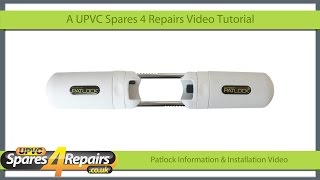 Patlock Security Device How To Secure Your French Double Patio Door Handle Bolt [upl. by Weissman18]