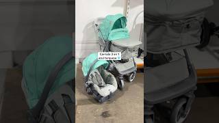 Carriola 3 en 1 D’Bebe reciennacido baby maternidad mom stroller viralshort tutorial review [upl. by Tisbee]