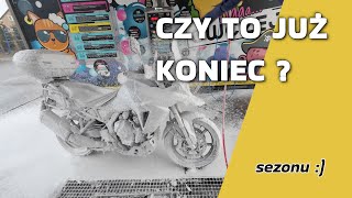 Kiedy koniec sezonu motocyklowego   Mycie motocykla na myjni  Czy warto jeździć motocyklem zimą [upl. by Eiramanad212]