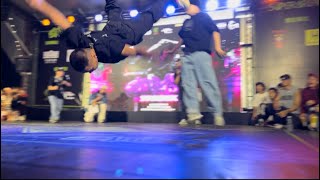 BBOY Issei VS BBoy Quake Exhibition Battle at 2023 superbreak [upl. by Narba]