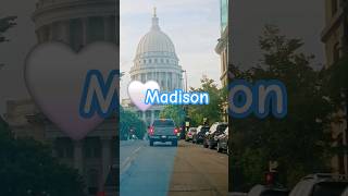 🤍👉Driving Madison Wisconsin see capital building and the water frount view Madison WI [upl. by Cottle]