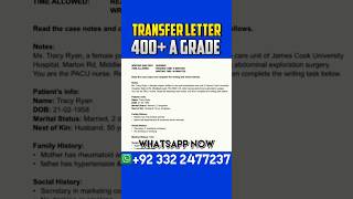 How To Select Case Notes in OET Transfer Letter shorts youtubeshorts viralvideo oet [upl. by Aiderfla]