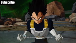 Golden Frieza vs Vegeta unique interaction [upl. by Noskcaj852]