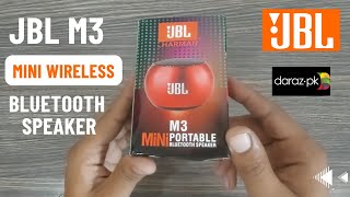 JBL M3 Mini Bluetooth Speaker  Daraz Unboxing and Review [upl. by Featherstone510]