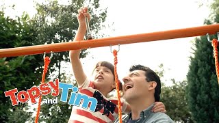 Putting up twin swings  Topsy amp Tim  Cartoons for Kids  WildBrain Kids [upl. by Issirk]