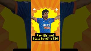 Ravi Bishnoi Stats Bowling T20 ravibishnoi shorts [upl. by Anairotciv]