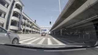 LAX Arrival Terminal via Century Blvd [upl. by Sidwohl633]