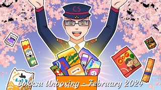 February 2024 Bokksu Japanese Snacks Unboxing  Kuro Desires [upl. by Ferdinande]