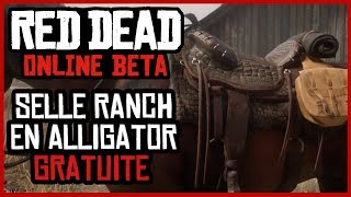 FR AVOIR LA SELLE RANCH EN ALLIGATOR GRATUIT SUR RED DEAD ONLINE 2 RDO PS4 [upl. by Margaretha]