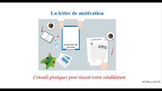 La lettre de motivation [upl. by Anrehs]