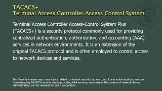 TACACS  Terminal Access Controller Access Control System [upl. by Cho205]