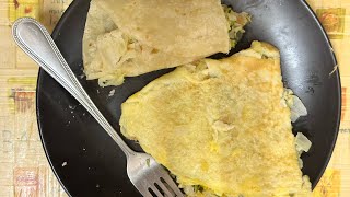 Vegetarian Omelette amp Vegetarian Wrap [upl. by Gideon507]