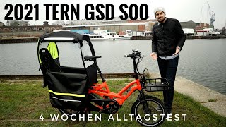 Tern GSD S00 2 Generation  Fazit nach 4 Wochen Test im Alltag mit dem kompakten Longtail Cargobike [upl. by Woodley390]