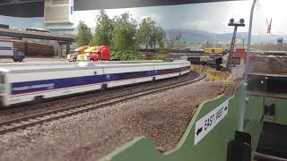 HO Train Spotting Amtrak Cascades Talgo [upl. by Selma]