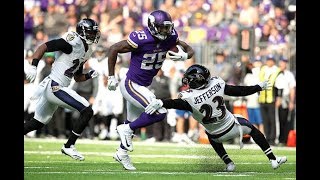 Latavius Murray 2017 and 2018 Highlights [upl. by Tnilf]