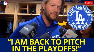 URGENT CLAYTON KERSHAW IS BACK FOR NLCS GAME 6 DISCOVER THE TRUTH ABOUT IT Los Angeles Dodgers [upl. by Emirej124]