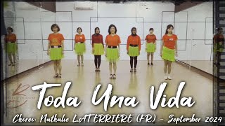 Toda Una Vida  Absolute beginner Slow salsa  ChoreoNathalie LATERRIERE FR  September 2024 [upl. by Hooke]