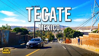 Driving Around Tecate 4K  Baja California  Mexico [upl. by Zapot]