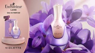 Enchanteur Luxe Violette EDP  A Longlasting Royal Eau De Parfum [upl. by Anatnas]