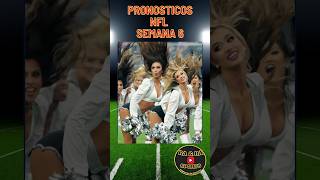 NFL pronósticos semana 6 parte 1 nfl dallas football chicago texas mexico losangeles newyork [upl. by Ayinat]