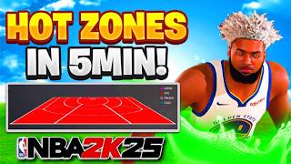 How to MAX HOT ZONES in 5 MINUTES  NBA 2K25 [upl. by Gesner]