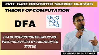 TOC  DFA  DFA construction of binary no which is divisible by 2 and number system  RBR [upl. by Annaicul431]