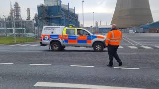 saltend Refinery at Hull security told to leave us alone but still try to stop us [upl. by Darrell]