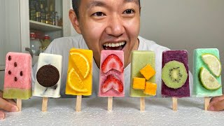 如何製作彩色水果冰棒！How to Make Colorful Fruit Popsicles [upl. by Yaker]