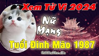 Xem tử vi tuổi Đinh Mão 1987 năm 2024 nữ mạng đầy đủ chi tiết nhất [upl. by Tynan]