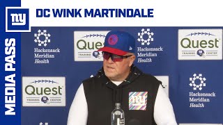 Wink Martindale on Defenses Big Plays and Takeaways  New York Giants [upl. by Heywood]