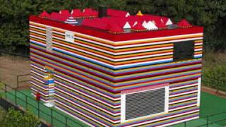 Construction of James Mays Lego House [upl. by Euqinna]