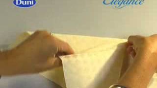 Napkin fold Double Mainsail [upl. by Rosena]