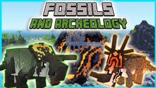 🌴FOSSILS AND ARCHEOLOGY MOD🦴 para MINECRAFT 1182 ACTUALIZADO💛 [upl. by Azilem114]