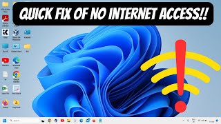 WiFi Connected But No Internet Access on Windows 1110 Heres How to Fix It [upl. by Abihsat232]