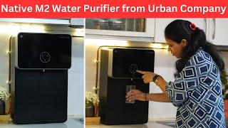 Best RO Water Purifier in India  Urban Company Native M2 RO Review [upl. by Davies]