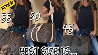 LV Keepall Comparison Review 2024 Updated Review [upl. by Atile592]