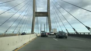 4K UHD Driving over the Alex Fraser Bridge Southbound [upl. by Messing]