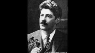 Fritz Kreisler  Meditation from Thaïs the earliest of his 4 recordings [upl. by Naniac]