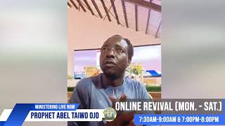 ISOJI ORI AFEFE  ONLINE REVIVAL WITH PROPHET TAIWO OJO [upl. by Nolad]