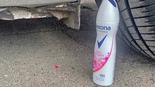 Experiment Car vs Deodorant Coca Cola Fanta Sprite Gelatin Crunchy Things amp Experiments vs Car [upl. by Hawken]