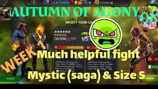 Autumn of Agony part 1 mysticsagaampsize M  MCOC [upl. by Neehsar406]