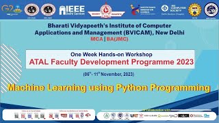 ATAL Faculty Development Programme 2023 at BVICAM bvicamnewdelhi6802 [upl. by Glory]