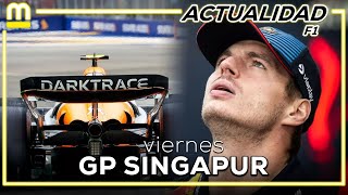 LECLERC Y NORRIS PELEAN PROBLEMAS PARA VERSTAPPEN Y ADIÓS AL quotMINIDRSquot DE MCLAREN [upl. by Sauls830]