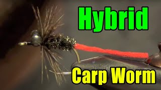 Hybrid Carp Worm Fly Tying  John Montana Fly Pattern [upl. by Ainezey93]