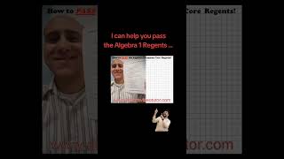 How to Pass the Algebra 1 Regents shorts newyork newyorkcity newyorkstate nyc algebra1review [upl. by Imot718]