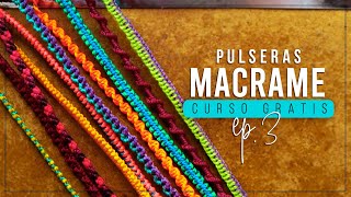 10 PULSERAS FÁCILES Y RÁPIDAS 💥» Ep 31  pulseras de hilo  friendship bracelets ● Curso de Macrame [upl. by Acima33]