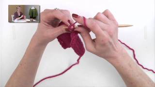 Knitting Help  Purl Through the Back Loop ptbl [upl. by Billmyre946]